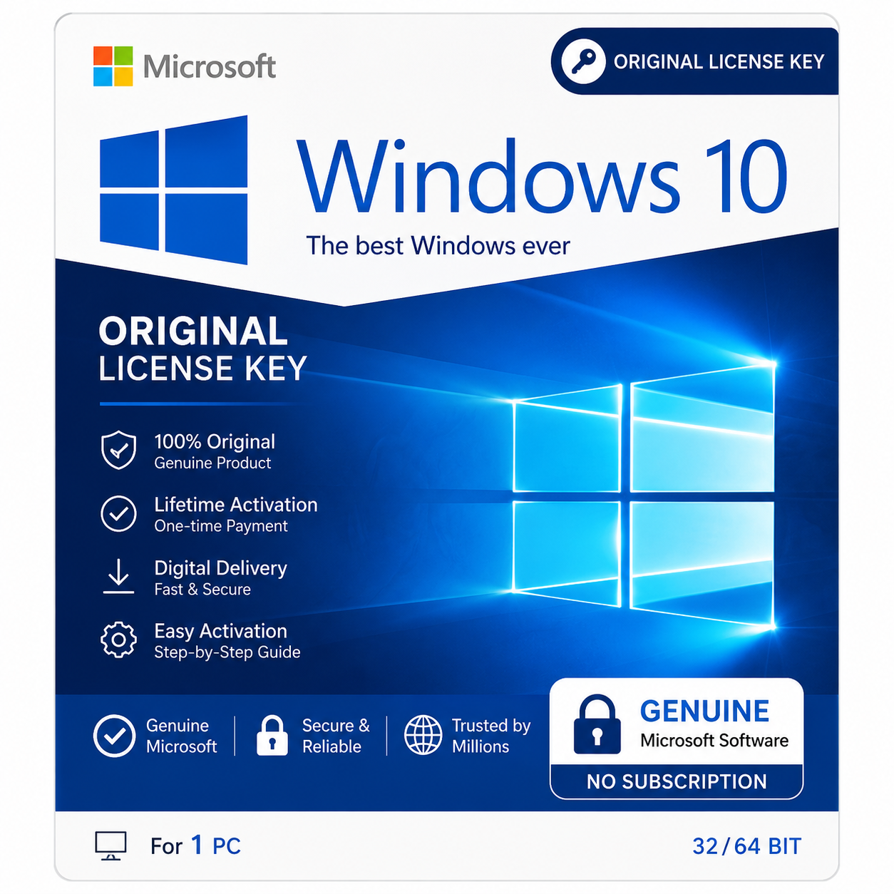 Original License Key WIndows 10