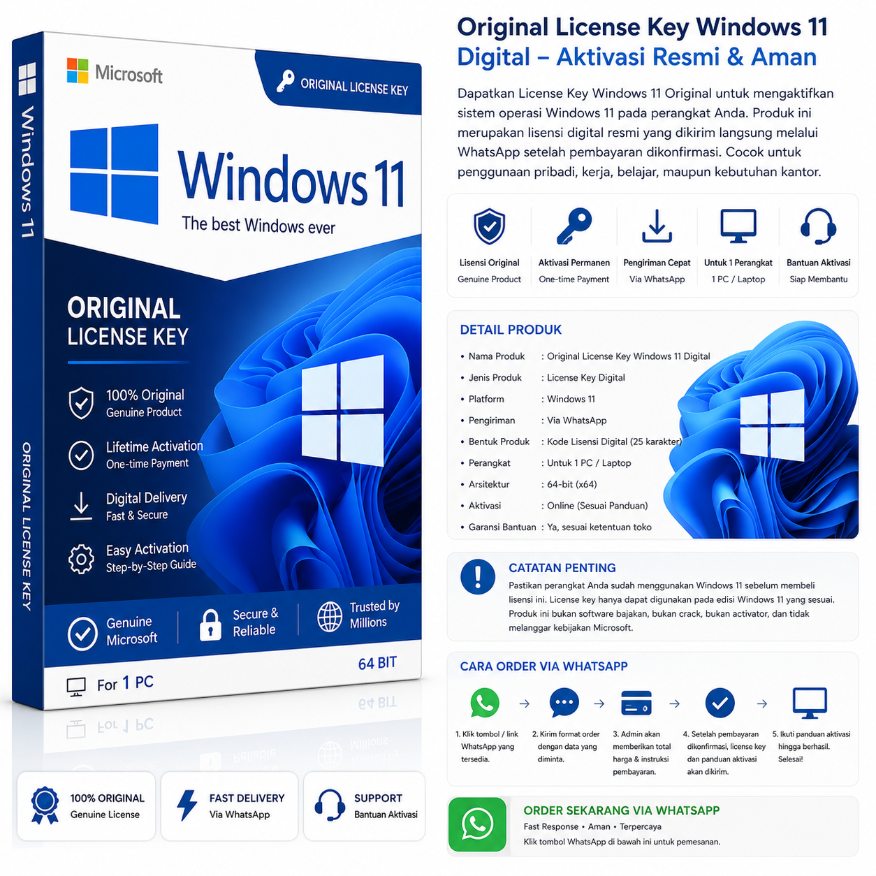 Original License Key WIndows 11